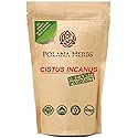 Cistus Incanus Organic Rockrose Loose Herb Herbal Tea Detox, Cleanse, Immune System Booster, Antioxidant, Polyphenols-Phenolic, Caffeein Free, Food