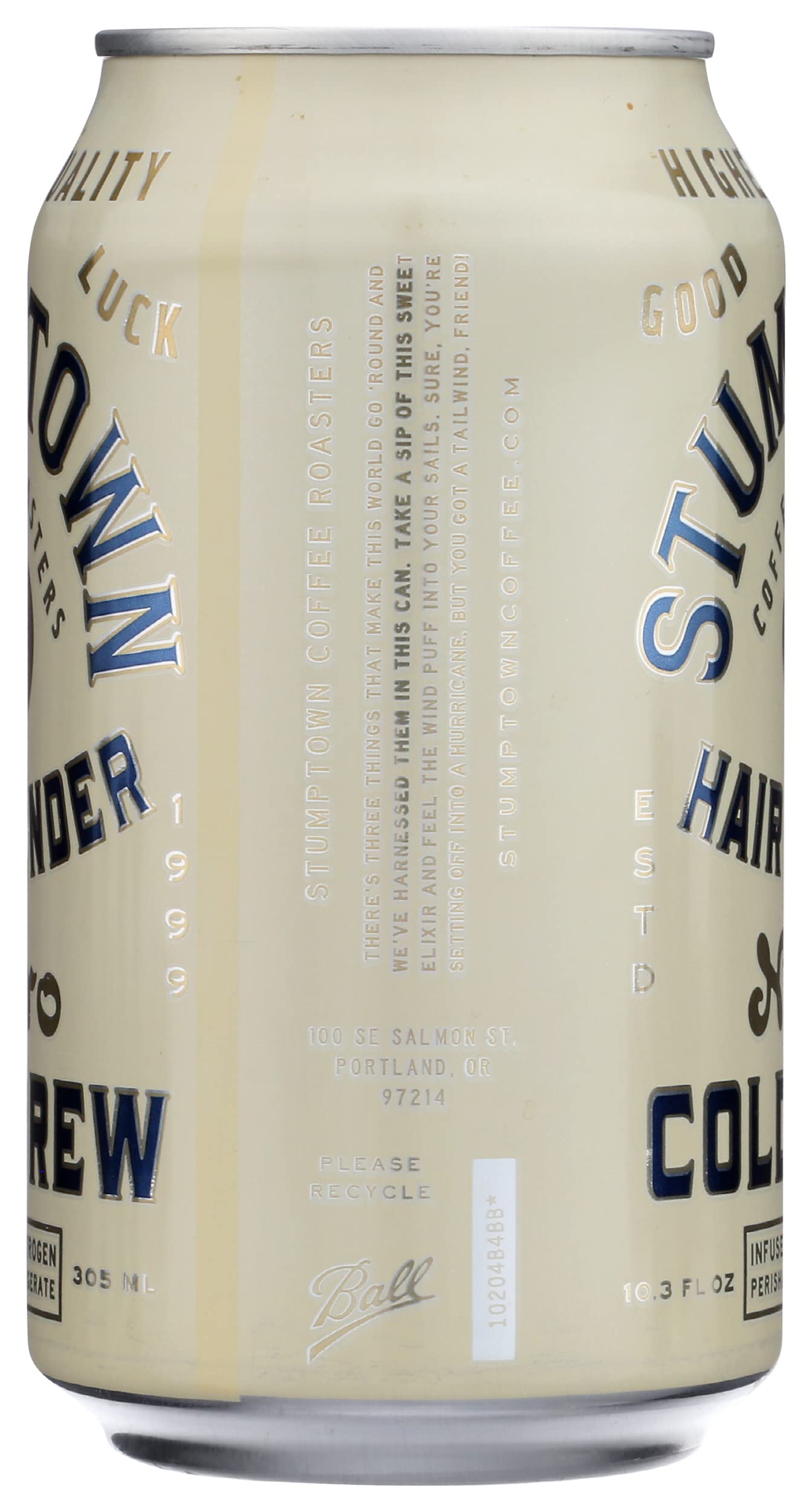 Stumptown Coffee Roasters, Coffee Nitro Cold Brew Hair Bender, 10.3 Fl Oz