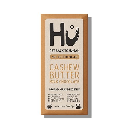 Hu Kitchen Organic Cashew Butter Milk Chocolate Bar, 2.1 OZ