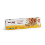 Jovial Einkorn Organic Spaghetti Pasta - Spaghetti Pasta Noodles Thin, Dry, 7g Protein Per Serving, Crafted in Italy, USDA Organic, Non GMO