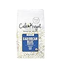 Cafe Kreyol Organic Caribbean Blue | 2 lb - Haitian Blue Light Roast Coffee - Whole Bean Coffee, High Caffeine - Smooth Low Acid with Notes of Almond