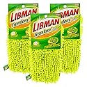 Libman 1486 Freedom Floor Duster Refill Dry Dust Mop Replacement Heads for The Libman Freedom Floor Duster - 3 Pack, Green