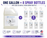 Fred's Ultra-Powered Enzyme Spot & Stain Remover for Carpet, Laundry, and More, Gallon Refill Size