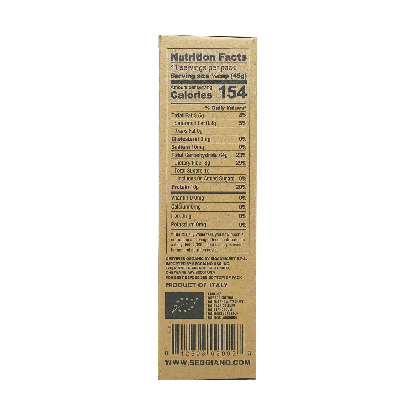Seggiano, Rice Black Nerone Organic, 18 Ounce