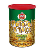 Better Made Potato Sticks 5oz Canister - Shoestring Potato Sticks - Gluten Free - Crunchy, Crispy Snack from Fresh Potatoes - Resealable Lid (Sour
