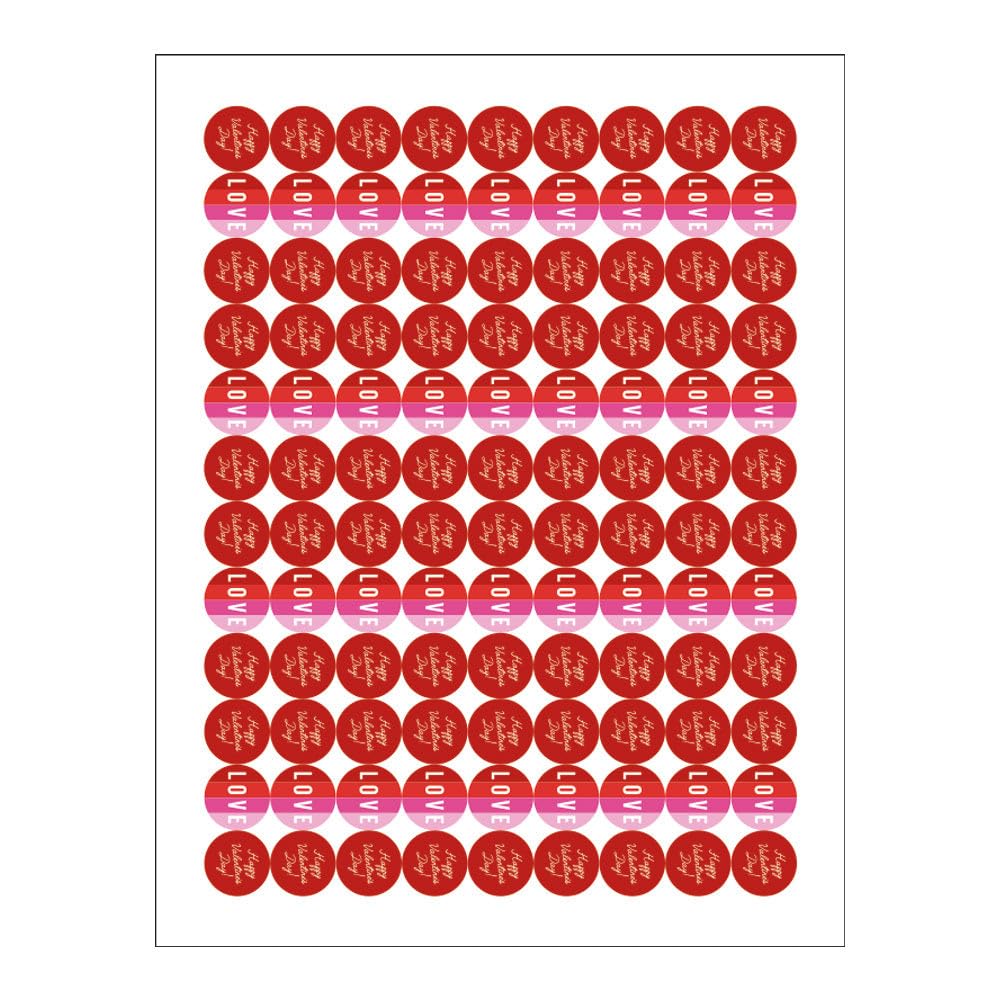 90ct Valentines Day Love Mix - Kisses & Exclusive Kiss Sticker Sheets