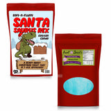 Santa Saurus Rex Cotton Candy - Christmas Candy Gifts for Kids - T-Rex Gift for Dinosaur Lovers - Blue Blueberry Flavor - Stocking Stuffers for Sons