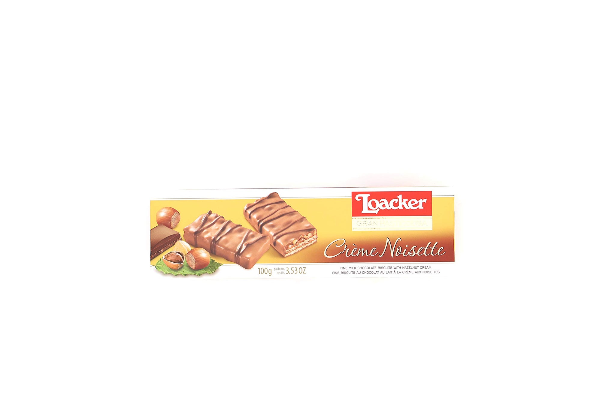 Loacker Patisserie Crème 100goz., Noisette, 3.53 Ounce