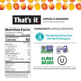 That's it. Mini Fruit Bars (Variety 35 Pack) No Sugar Plant-Based, Vegan & Gluten Free, Breakfast Bar, Paleo, for Children, Non GMO, Fiber (7