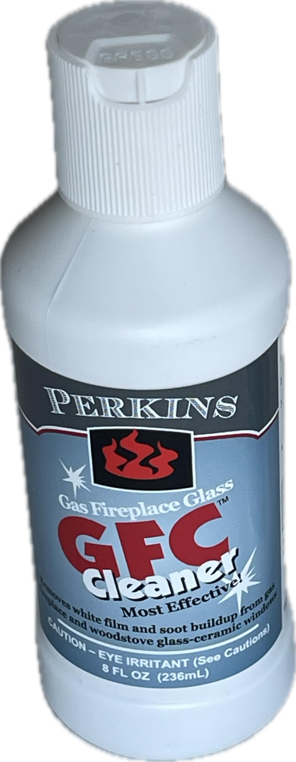 Gas Wood stove Fireplace Glass Cleaner 8 Oz Bottle Soot Remover AW Perkins 102