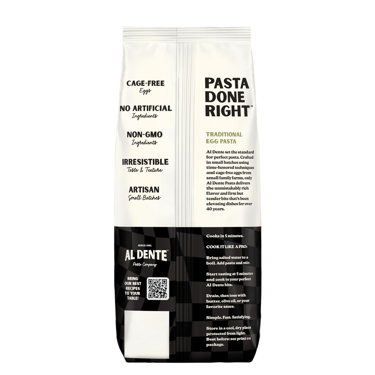 Al Dente Spinach Fettuccine, 12 oz