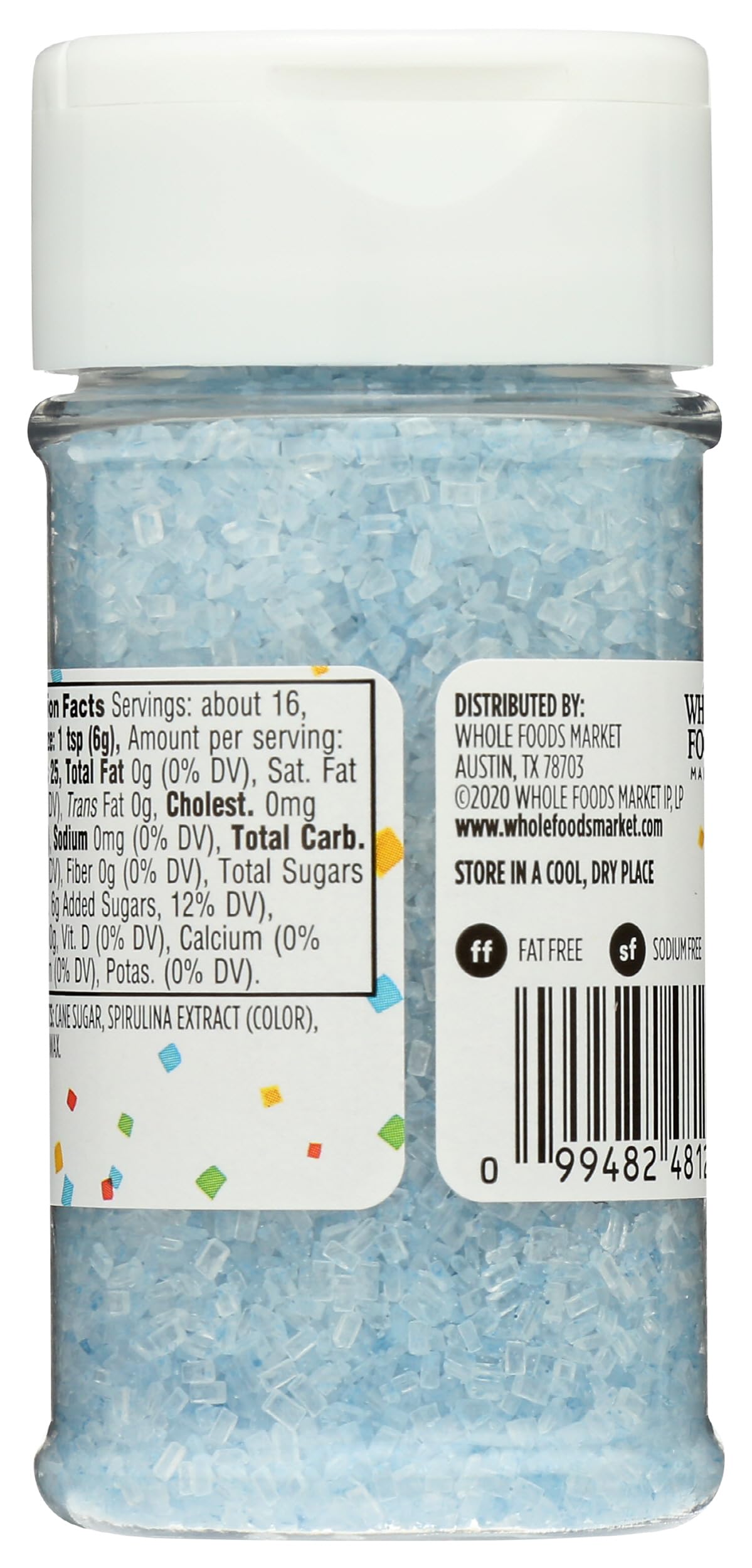 365 by Whole Foods Market, Blue Decorating Sugar, 3.3 Ounce