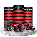 Licorice.com | Candy Gift Box | Soft & Chewy Black Licorice Trio | Australian Sweet & Rich Black Authentic Licorice Spirals & Pillows | Great Gift