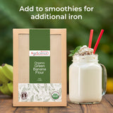 AgeScience Organic Green Banana Flour - USDA Organic Certified - Gluten Free All Purpose Flour Alternative For Baking & Cooking Recipes - Grain Free