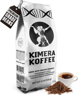 Kimera Koffee Original Blend - Organic Medium Roast Nootropic Coffee with Alpha-GPC, Taurine, DMAE, L-Theanine, 12oz Ground