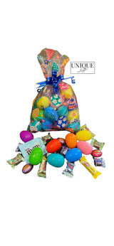 Pre-filled Plastic Easter Eggs Chocolate Candy Basket Stuffers, Hershey MM Mars 25ct