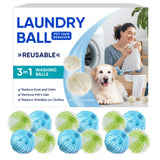 12Pcs Pet Hair Remover for Laundry, Effectively Removes Pet Hair from Bedding and Clothes,Reusable Washing Machine Hair Catcher