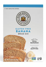 King Arthur, Gluten Free Banana Bread + Muffin Mix, Gluten-Free, Non-GMO Project Verified, Certified Kosher, 16 Ounces