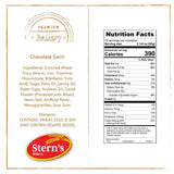 Stern’s Bakery Chocolate Swirl | 18 Individually Wrapped Chocolate Pastries |3 Oz Breakfast Danish Pastries | Vending Machine Snacks | Lunchbox Snacks