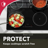 Weiman 6-Pack Cooktop Cleaning Spray - Cooktop & Oven Cleaner for Streak & Residue Free - Non-Abrasive Degreaser Safe for Glass & Ceramic