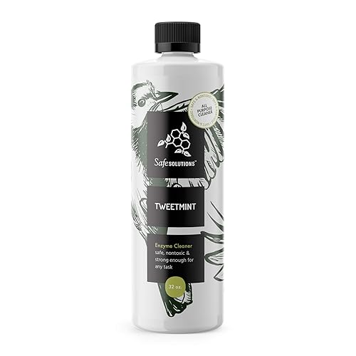 Safe Solutions Best Natural Cleaning Product - TweetMint All Purpose Non-toxic Enzyme Cleaner (32 Oz.)