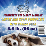 Eleganceinlife ScentHaven Pet Carpet Harmony - Carpet and Room Deodorizer with Baking Soda, 3.5 lb. (56 oz) - Neutralize Pet Odors and Refresh Your
