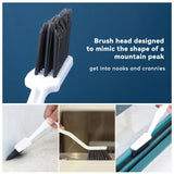 Crevice Brushes for Cleaning, Gap Cleaning Brush with Long Stiff V-Shaped Bristles Household Use for Bathroom/Tiles/Kitchen?4pcs?
