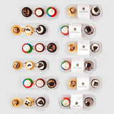 Baked by Melssia Cupcakes - Party Favor Cupcakes (No Nut Flavors) - Assorted 3-Pack Bite-Size Cupcakes (12 Count of 3-Packs)