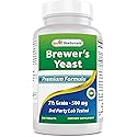 Best Naturals, Brewers Yeast, 7-1/2 Grains with Vitamin B1, Vitamin B2, 1000 mg 240 Tablets (240 Count (Pack of 1))