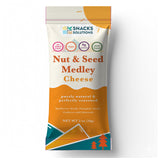 Snacks Solutions Nut & Seed Medley - Healthy Snack & Salad Topper with 6g Plant Protein, Vegan & Gluten Free, Roasted Crunch, Cheese Flavour - 2 oz