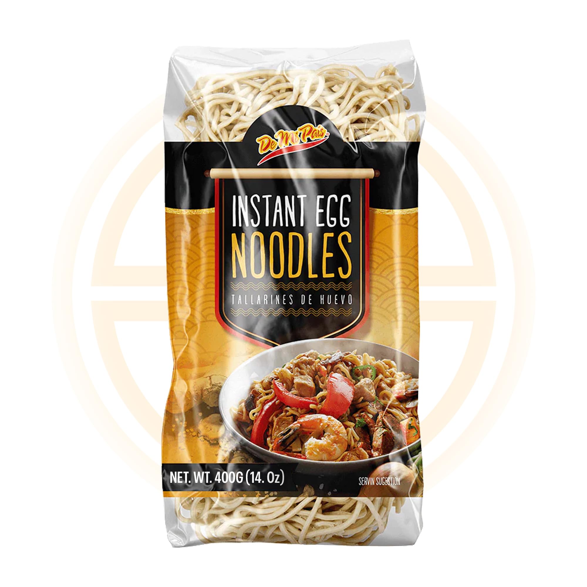 De Mi Pais Egg Noodles - Instant Egg Noodles for Soup, Stir-Fry, Pasta or Ramen Recipes; Traditional Noodles Eggs Crafted in Cambodia Using