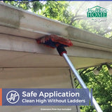 CHOMP! World’s Best Gutter Cleaner: Ultimate Gutter Cleaning Solution for All Types of Rain Gutters, Siding and Metal Trim - Instantly Clean Black