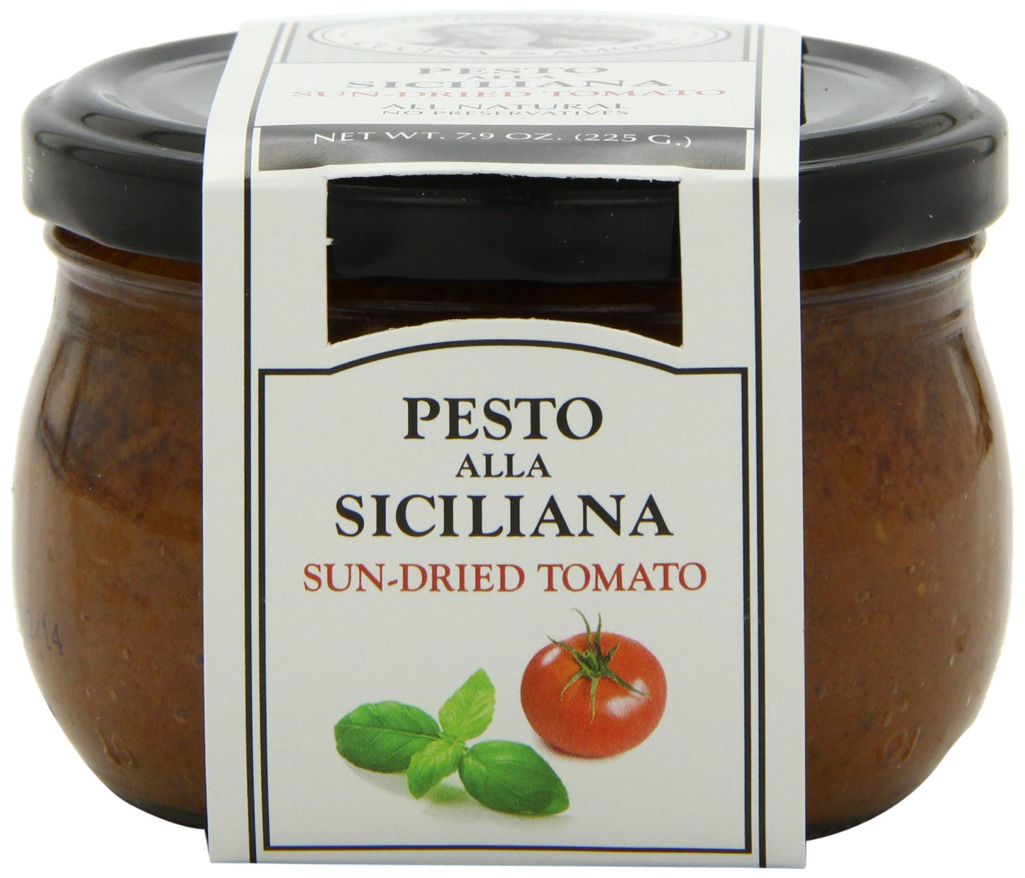 Cucina & Amore Pesto Alla Sicilana Sauce, Sun Dried Tomato, 7.9 Ounce (Pack of 6)