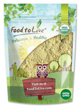 Food to Live - Organic Fenugreek Powder, 4 Pounds - Non-GMO, Raw, Ground Methi Seeds, Pure, Kosher, Vegan Superfood, Bulk, Great for Cooking, Drinks