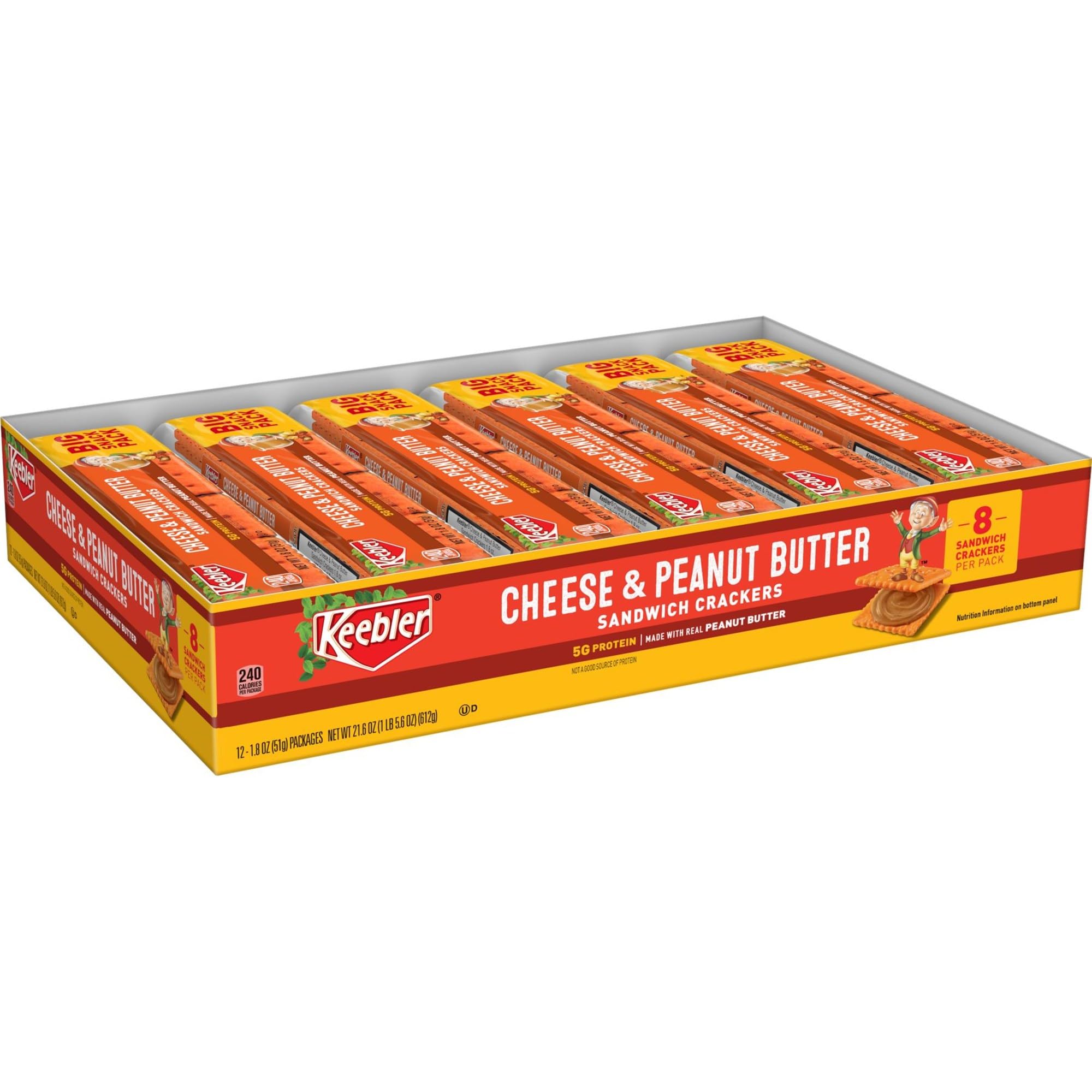 Keebler® Cheese Crackers with Peanut Butter