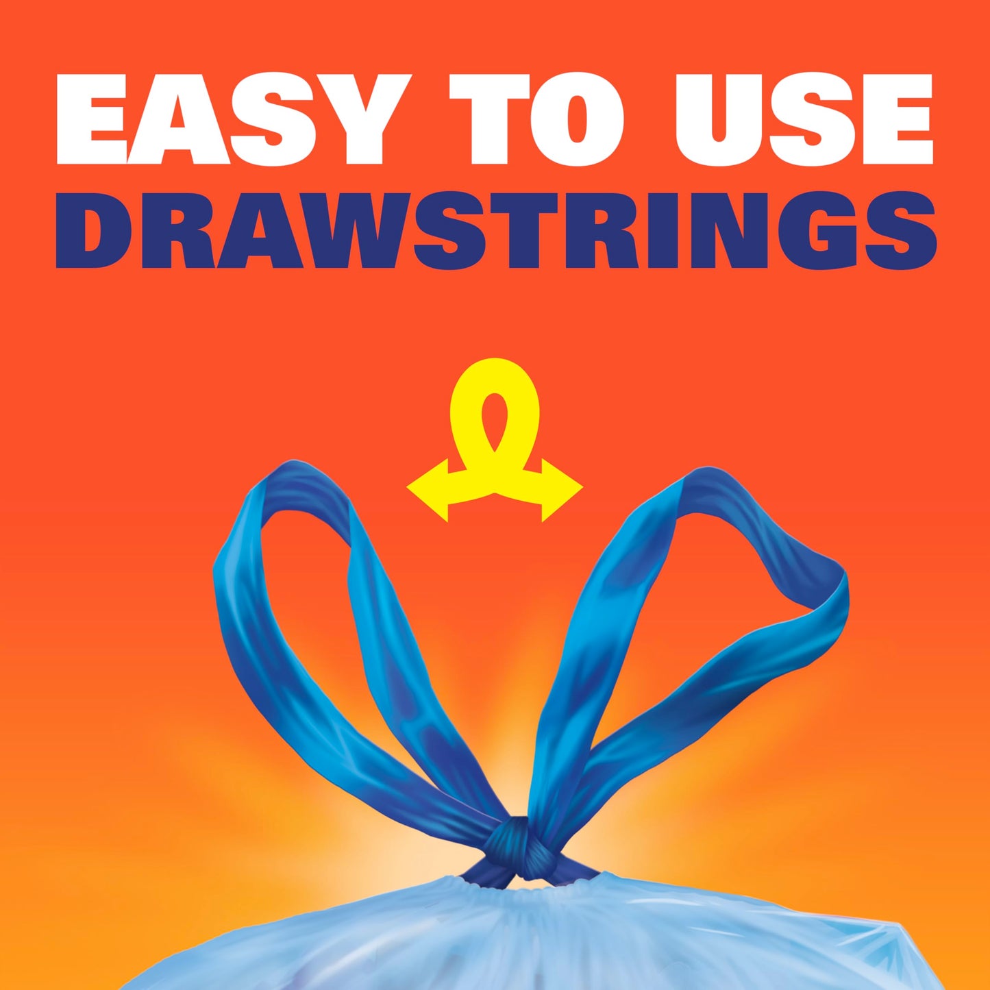 Hefty Blue Trash Bags, Blue, 30 Gallon, 36 Count