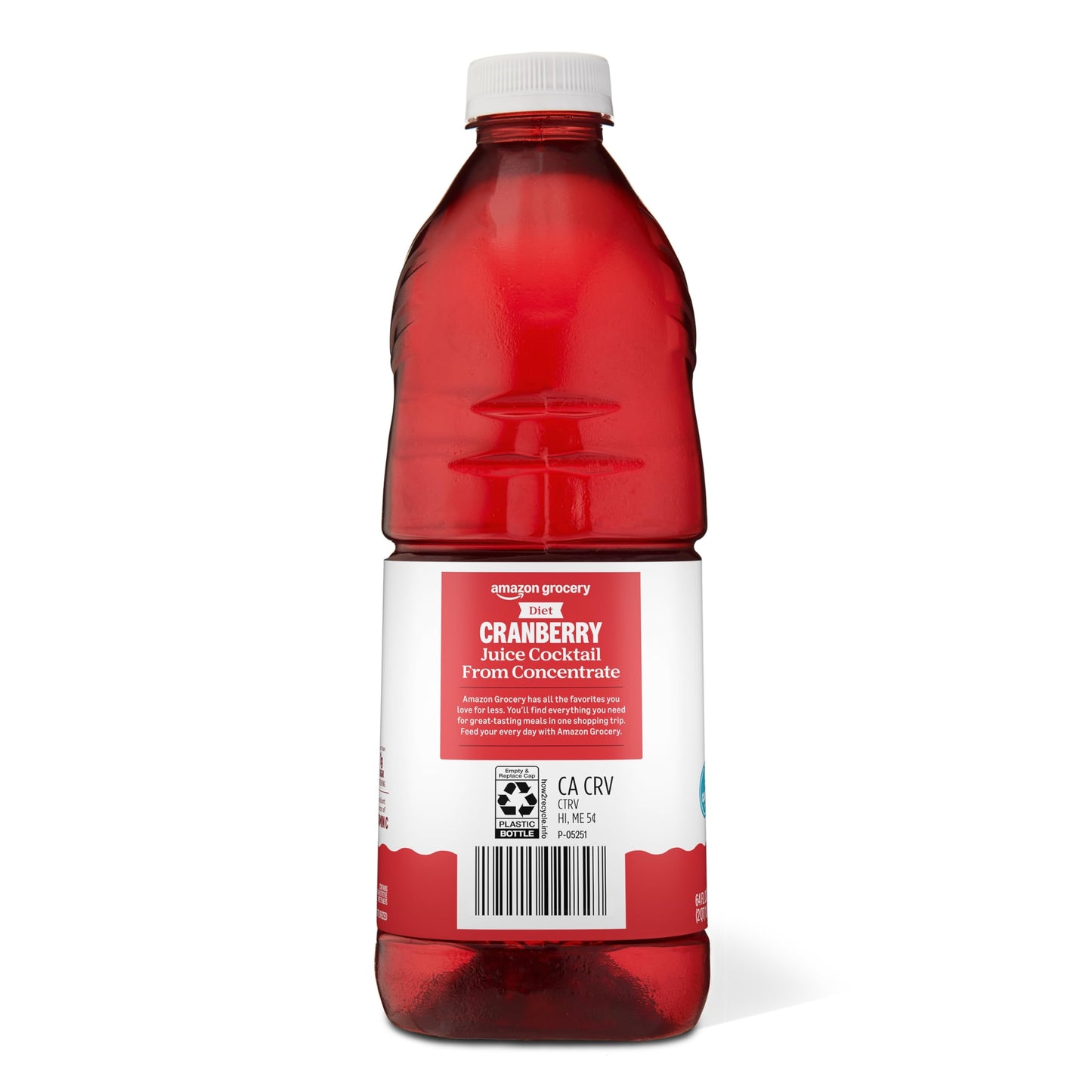 Amazon Grocery, Diet Cranberry Juice Cocktail, 64 Fl Oz