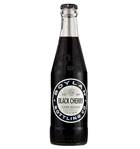 Boylan Bottling Black Cherry Drink, 12 Fluid Ounce -- 24 per case.