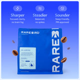 Rarebird Px Coffee, Whole Bean Coffee - Medium Roast - Powered by Px (Paraxanthine) for Smooth, Focused, Sleep-Friendly Energy - Specialty Grade