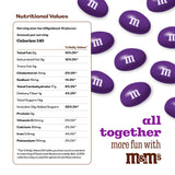 M&M'S Purple Peanut Chocolate Candy, 2 lb Bulk Resealable Bag