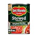 Del Monte Original Recipe Stewed Tomatoes with Onions, Celery & Green Peppers, Canned Tomatoes, 14.5 oz Can