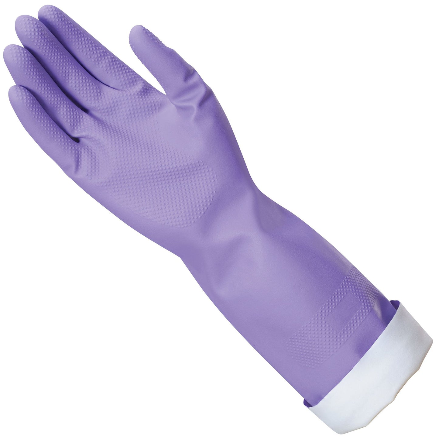 Mr. Clean, 243312 Loving Hands, Large Heat Resisting, Soft Cotton Flock Lining, Built in Freshness Protection, Non-Slip Diamond Grip Gloves, (L)