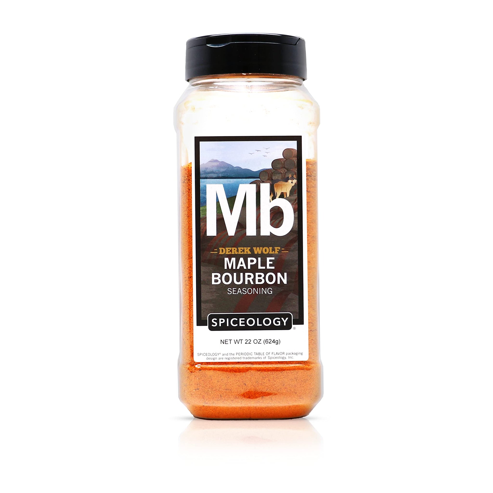Spiceology Derek Wolf Maple Bourbon Seasoning, 22 oz