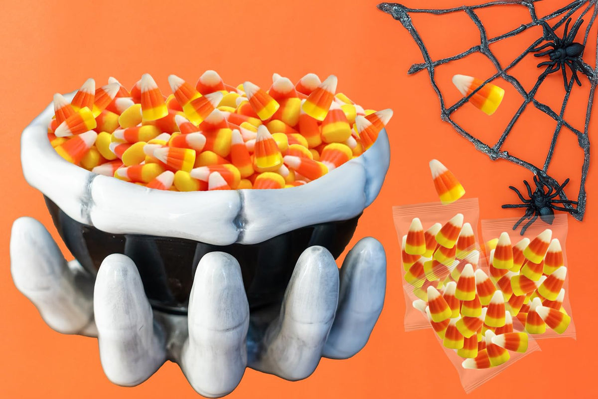 Fruidles Halloween Candy Corn - 60 Individual 1oz Bags - Classic Halloween Candy for Trick-or-Treaters, Made in USA (60-Pack)