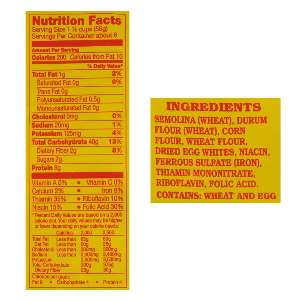 No Yolks Extra Broad Egg Noodle, 12-Ounce