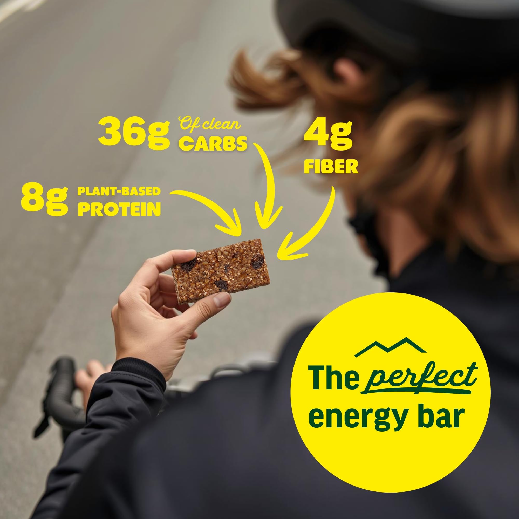 Kate’s Real Food Organic Granola Bars - Peanut Butter Hemp & Flax (2.2 oz, Pack of 12) - Organic Energy Bars Made with Gluten Free Oats - Non GMO, Soy