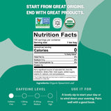 FGO Organic Spearmint Leaf Tea, 100 Count, Eco-Conscious Tea Bags, Caffeine Free, Resealable Bag, Packaging May Vary (Pack of 1)
