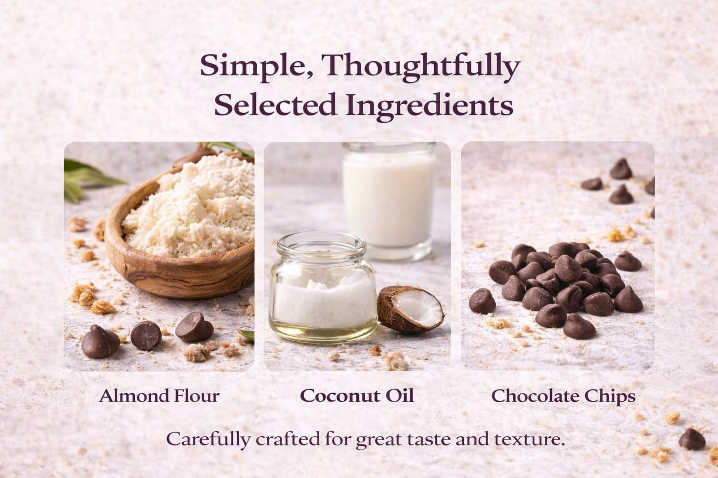 Siete Grain Free Cookies Mexican Vanilla Chocolate Chip - Gluten Free Vegan Cookies - Almond Flour Cookies with Coconut Oil - Dairy Free, Paleo