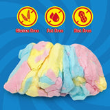 Fluffy Stuff Cotton Candy - 6 Packs Bulk 1oz Each, Perfect Carnival Candy for Bring Joy to Kids.