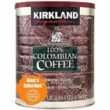 King's Selection x Kirkland Signature Colombian Ground Coffee Dark Roast 3Pounds (in King's Selection Family Bundle Bulk Packaging) - Premium Supremo